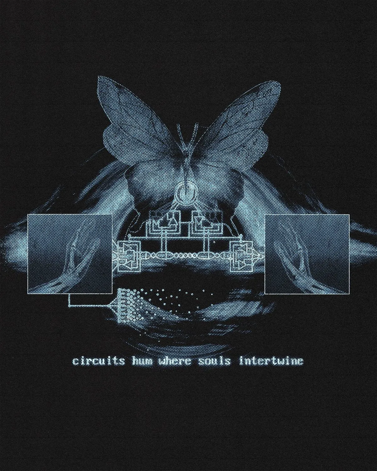 Circuits hum where souls intertwine