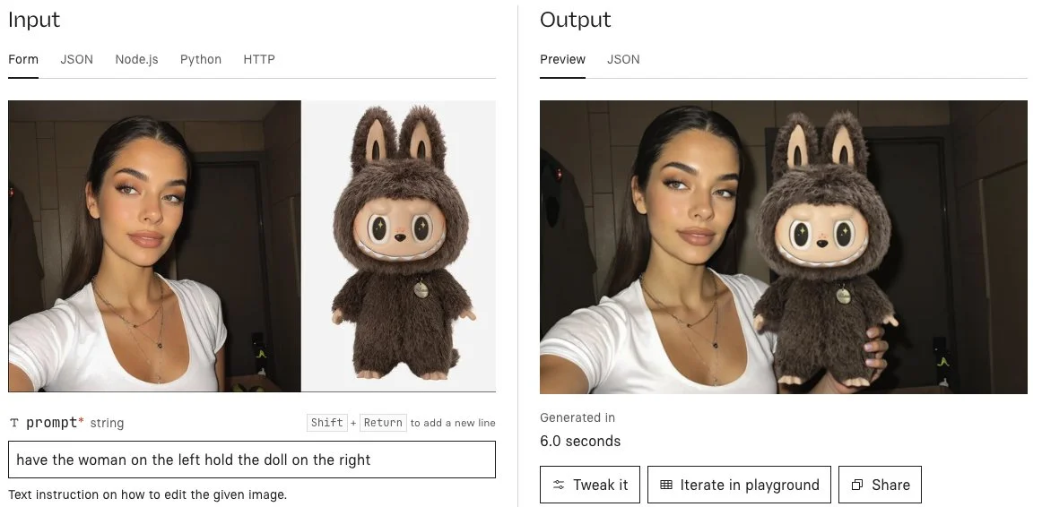 Qwen Image Edit Example